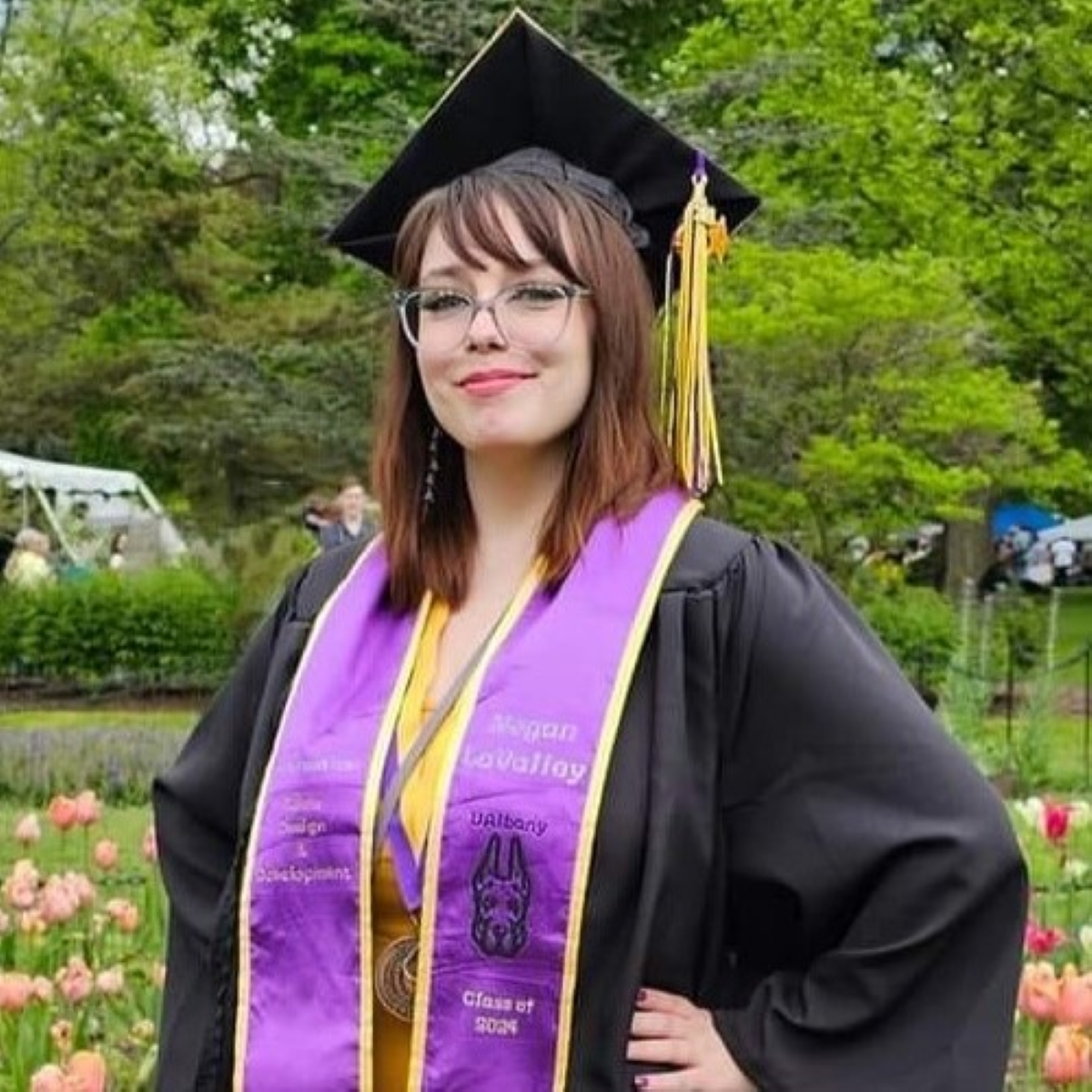 A photo of Megan from her time at UAlbany.